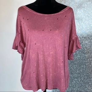 True Craft distressed top